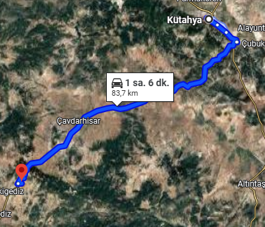 KÜTAHYA GEDİZ GÜZÜNGÜLÜ KÖYÜNDE 7.650 M² TARLA SATILIKTIR. - KÜTAHYA GEDİZ fotoğraf 6